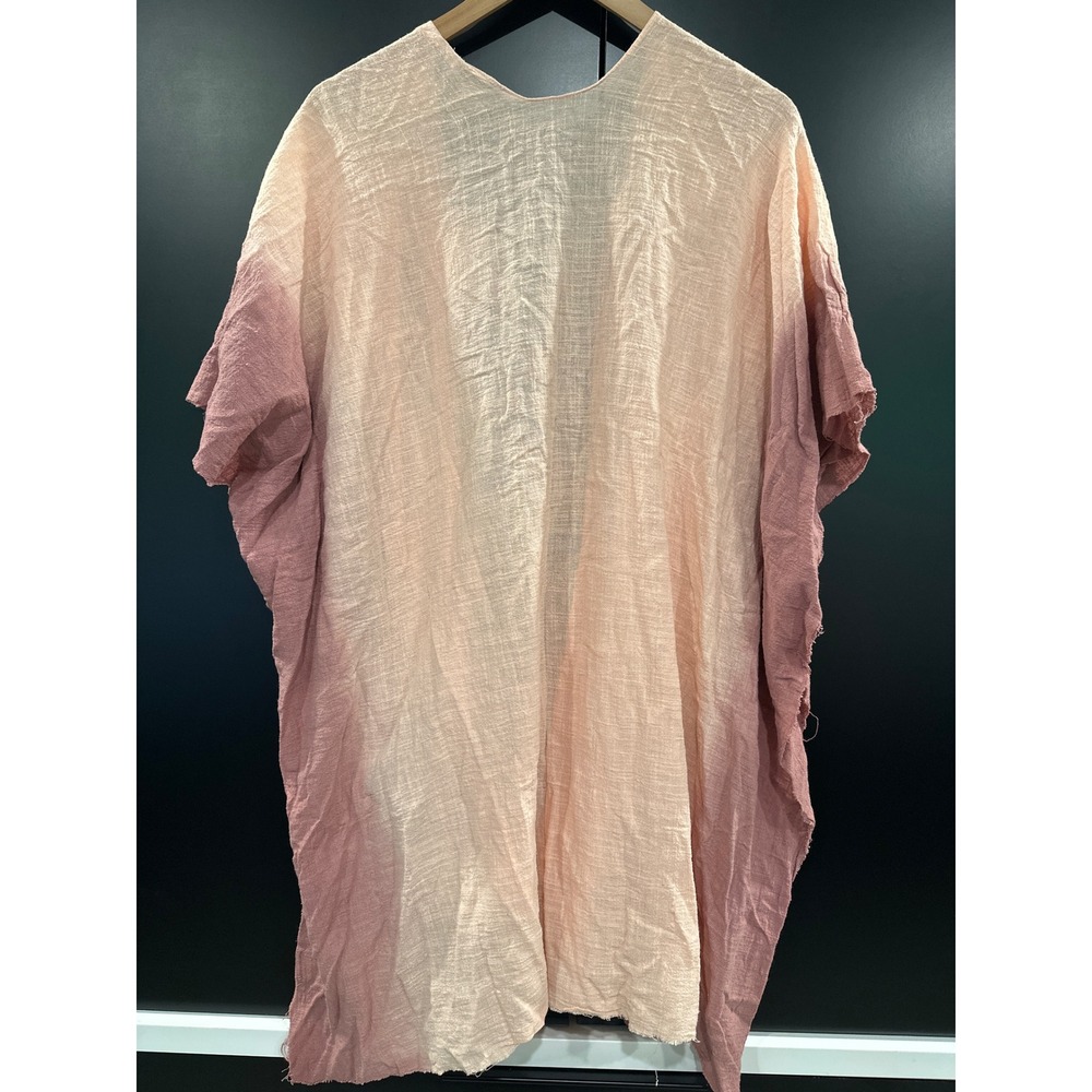 Davi & Dani Pink Ombre Cotton Kimono Wrap Cover Up Size Medium‎ NWT DJ03151